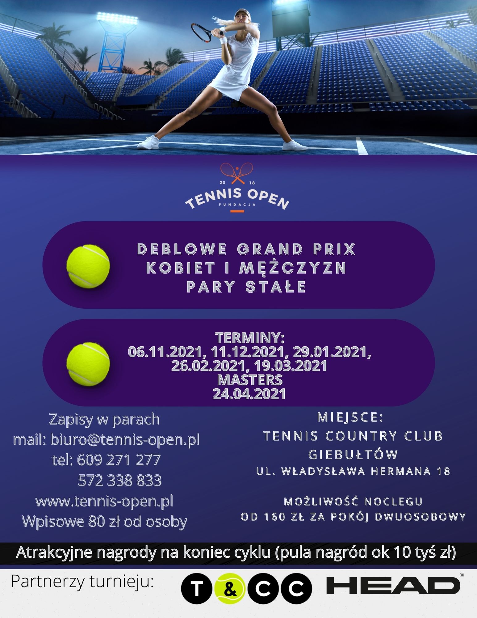 TENNIS OPEN deble zima